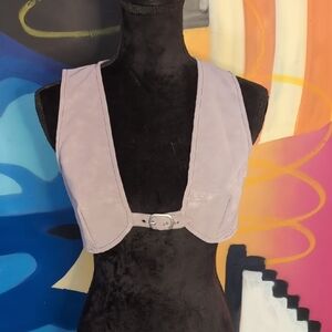 I.AM.GIA Lilac Cropped Vest with Buckle